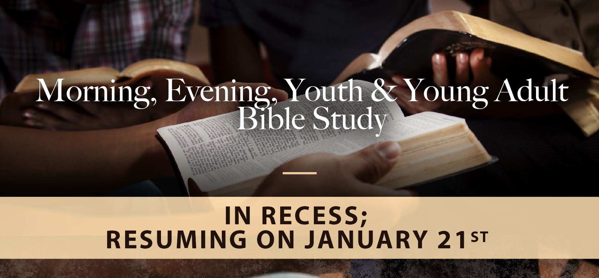 Bible Study Recess